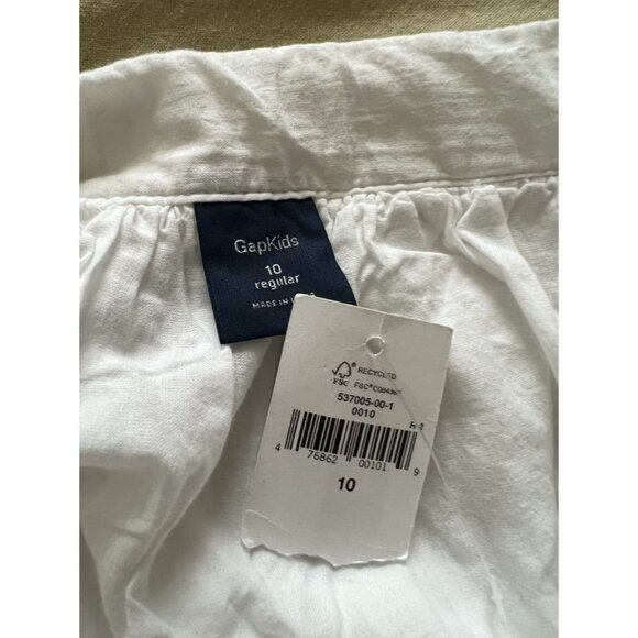 NWT GAP White Floral Skirt - Size 10 - Picture 9 of 9